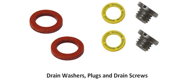 Drain washers, Plugs & Drain Screws